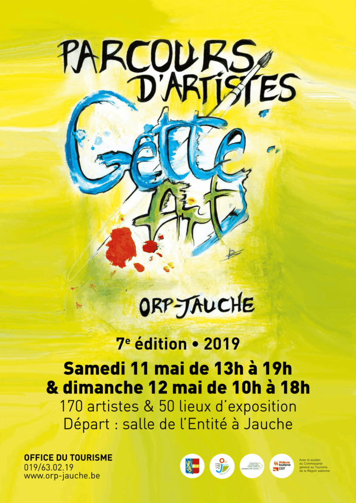 Affiche parcours d'artistes 2019